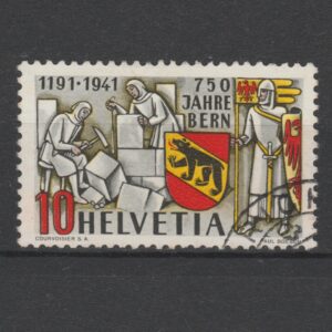 Zwitserland 1941 398 750 jaar stad Bern gestempeld