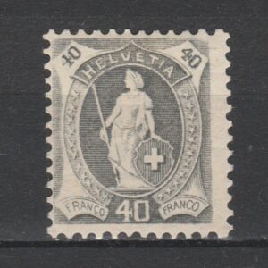 Zwitserland 1905 77 A Staande Helvetia