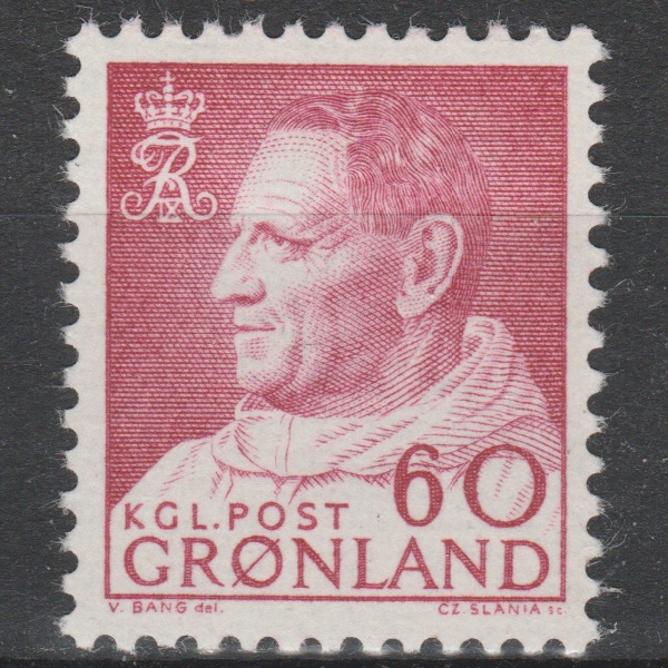 Groenland 1968 69 Koning Frederik IX