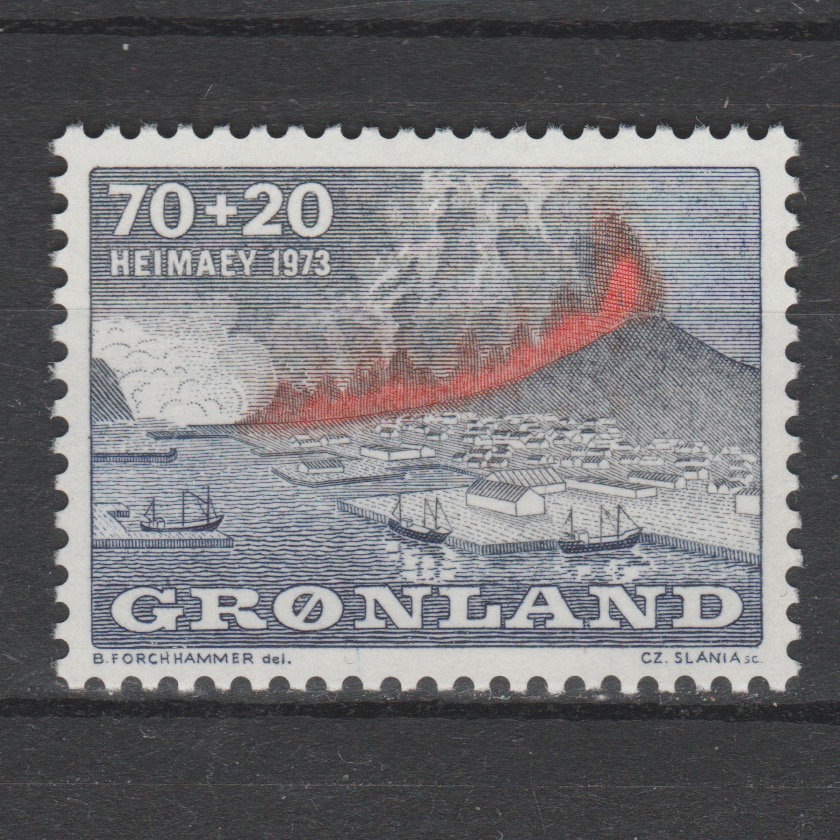 Groenland 1973 86 Vulkaanuitbarsting Heimaey