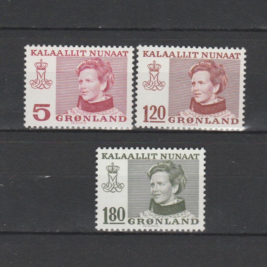 Groenland 1978 106-108 Koningin Margrethe II