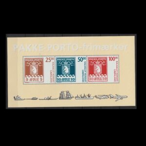 Groenland 2007 Blok 38 100 Jaar Postzegels (Pakke-Porto)