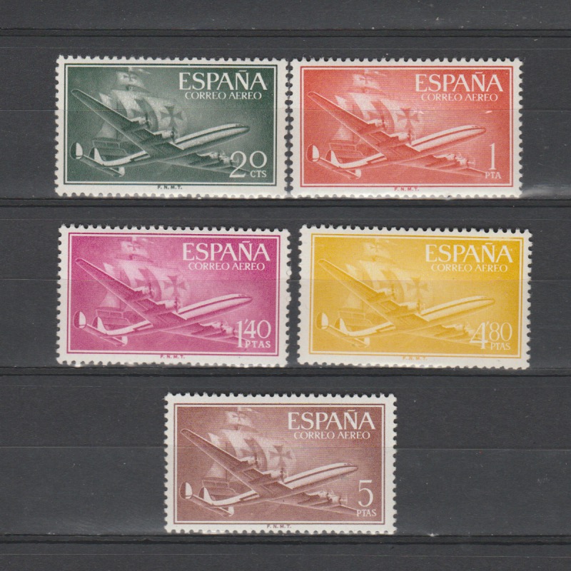 Spanje 1955 1057-1061 Luchtpost