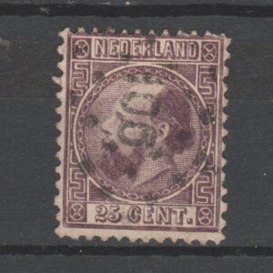 Nederland 1867 11 IA Willem III gestempeld puntstempel Roermond