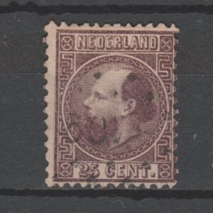 Nederland 1867 11 IIA gestempeld Puntstempel 50 Hattem