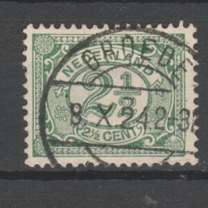 Nederland 1899 55 gestempeld lange balk Groede