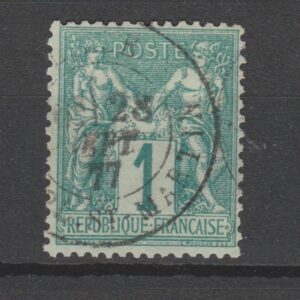 Frankrijk 1876 61 Sage gestempeld