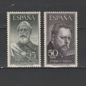 Spanje 1953 1019-1020 Beroemde mannen Luchtpost