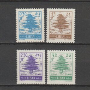 Libanon 1957 601-604 Ceder