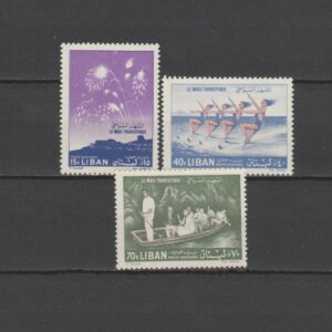 Libanon 1961 720-722 Luchtpost Toerisme