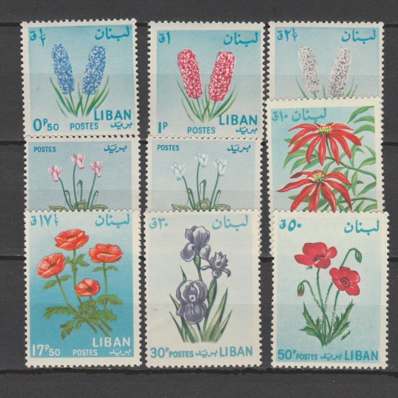 Libanon 1964 847-855 Bloemen