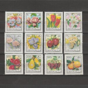 Libanon 1973 11-55-1166 Luchtpost Bloemen en Fruit