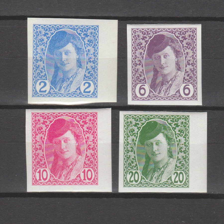 Oostenrijk Bosnië Herzegovina 1913 85-88 Krantenzegels