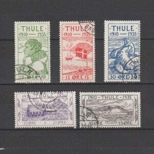 Thule 1935 1-5 25 jaar Thule Vestiging gestempeld
