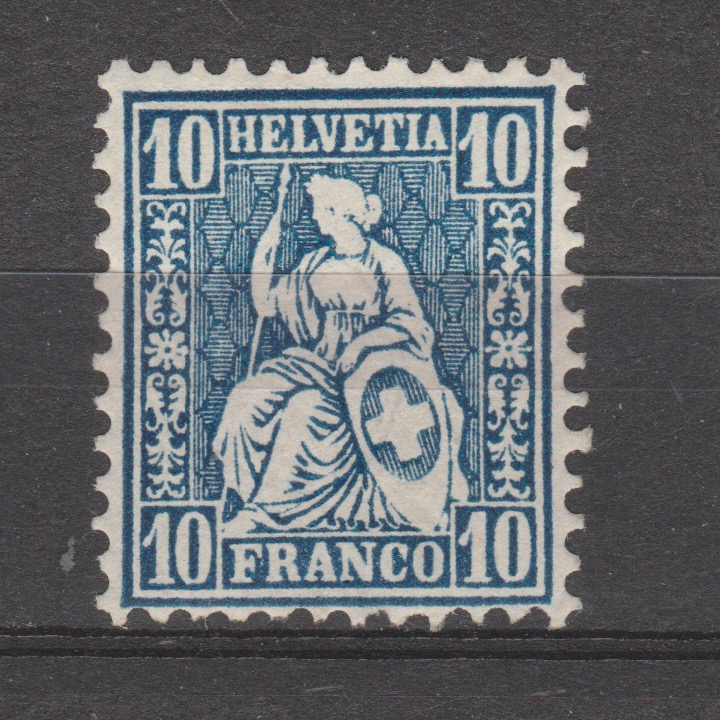 Zwitserland 1862 23 Zittende Helvetia ongebruikt