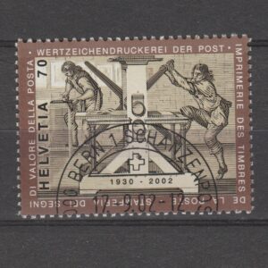 Zwitserland 2002 1807 Handdrukpers gestempeld
