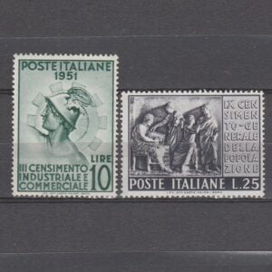 Italië 1951 675-676