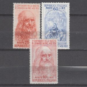 Italië 1952 686-688 Leonardo da Vinci