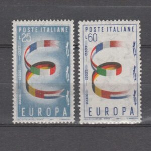 Italië 1957 817-818 Europa
