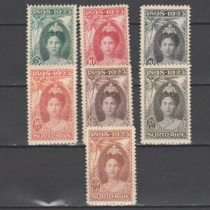 Suriname 1923 104-110 ongebruikt