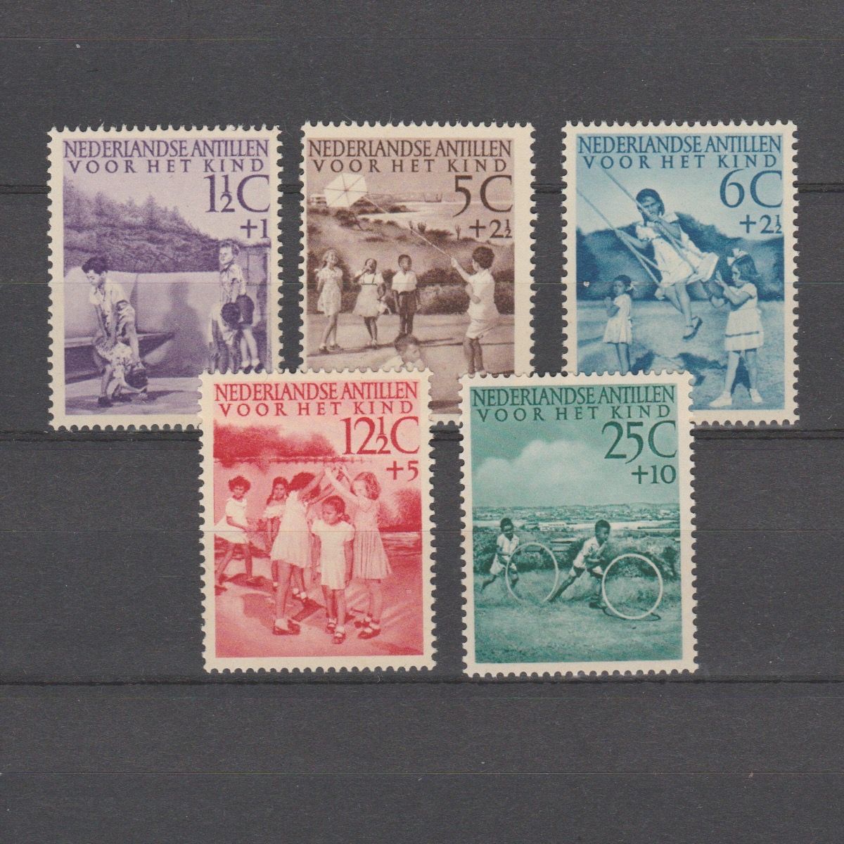 Nederlandse Antillen 1951 234-238 Kinderzegels