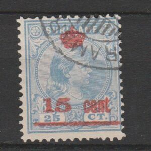 Suriname 1911 62 gestempeld