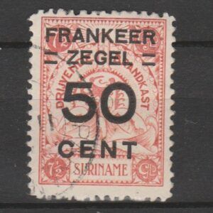 Suriname 1927 136 gestempeld
