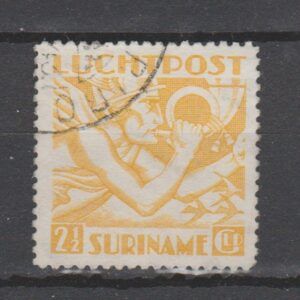 Suriname 1941 LP17 Luchtpost gestempeld