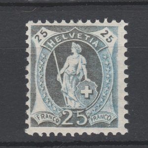 Zwitserland 1906 81 C Staande Helvetia