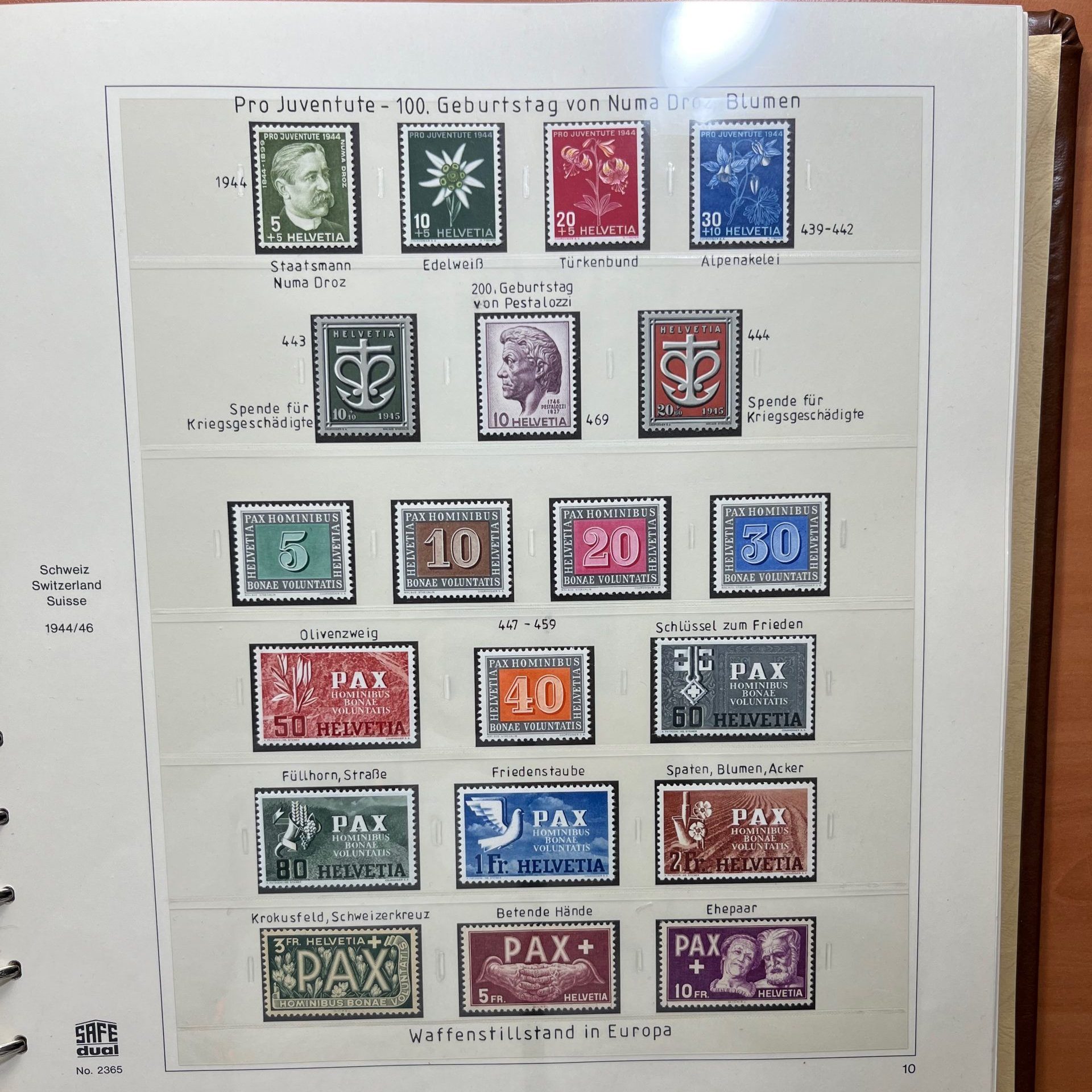 00310 Zwitserland postfris