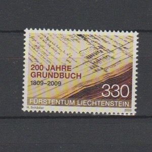 Liechtenstein 2009 1512 200 Jaar Kadaster