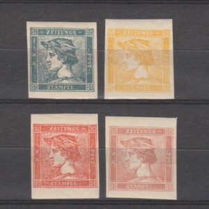 Oostenrijk 1851 Neudrucke 6-9 VIII