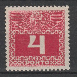 Oostenrijk 1908 36z Port