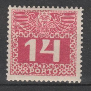 Oostenrijk 1908 39z Port