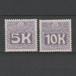 Oostenrijk 1911 45-46 Port