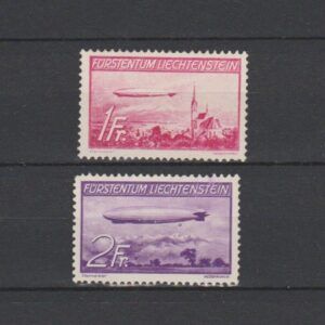 Liechtenstein 1936 149-150 Luchtpost Zeppelin