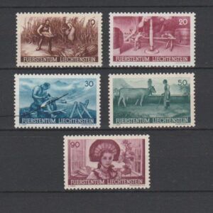 Liechtenstein 1941 192-196 Landelijk Leven