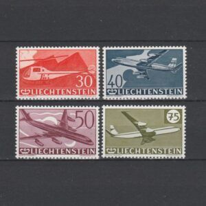 Liechtenstein 1960 391-394 Luchtpost