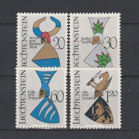 Liechtenstein 1966 465-468 Heraldische Wapens