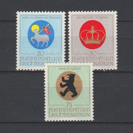 Liechtenstein 1970 533-535 Heraldische Wapens