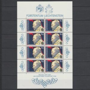 Liechtenstein 1983 830 KB Paus Johannes Paulus II