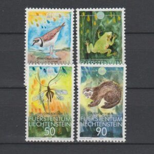 Liechtenstein 1989 967-970 Wereldwijde Natuurbescherming