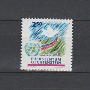 Liechtenstein 1991 1015 Verenigde Naties