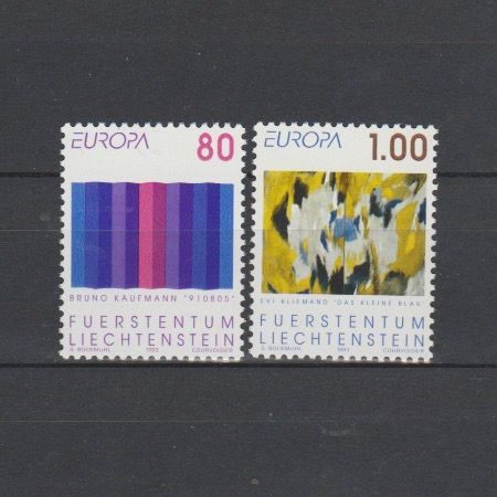 Liechtenstein 1993 1054-1055 Europa
