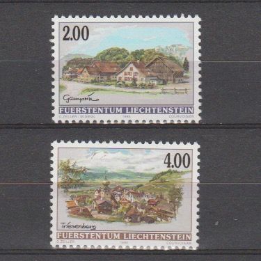 Liechtenstein 1998 1177-1178 Dorpsgezichten
