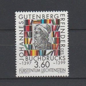 Liechtenstein 1999 1223 Gutenberg