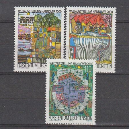 Liechtenstein 2000 1235-1237 EXPO Hannover