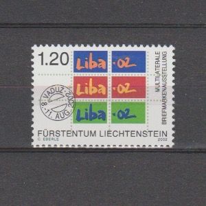 Liechtenstein 2002 1285 Postzegeltentoonstelling LIBA