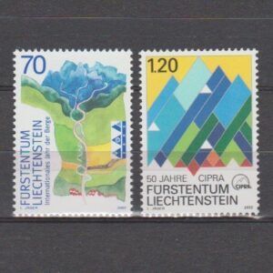 Liechtenstein 2002 1289-1290 50 Jaar bescherming van de Alpen