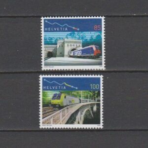 Zwitserland 2006 1952-1953 100 Jaar Simplontunnel en Lötschberg Spoorlijn